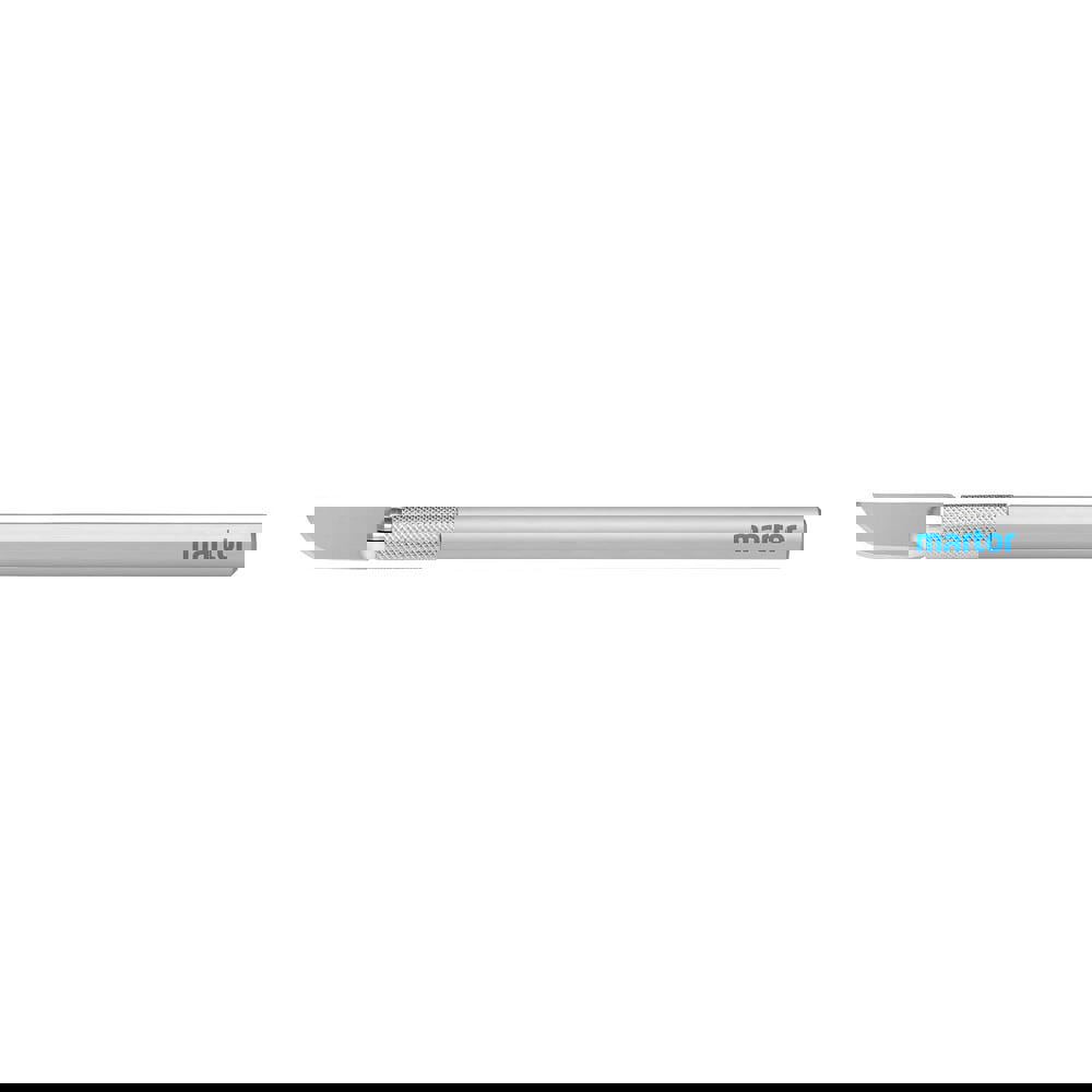 Utility Knives, Snap Blades & Box Cutters; Blade Type: Rounded-Tip ; Handle Material: Aluminum ; Blade Material: Steel ; Blade Length (mm): 40.0000 ; Blade Length (Decimal Inch): 1.5354 ; Handle Length: 40.00